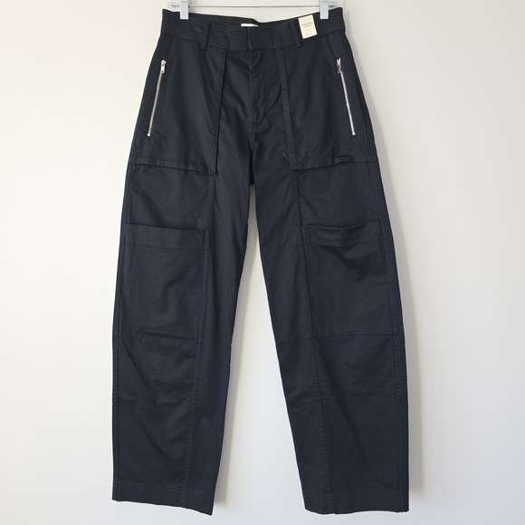 Abercrombie & Fitch Pants - Abercrombie & Fitch Wide Leg Cargo Pants Women 27 Black NWT